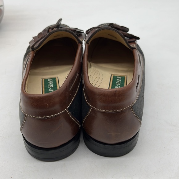 Cole Haan Black Brown Tassel Loafer Size 8.5. CH2689 - Picture 4 of 8